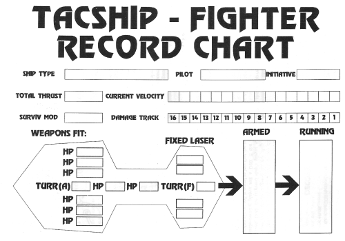  [Tacship Fighter Record Chart] 