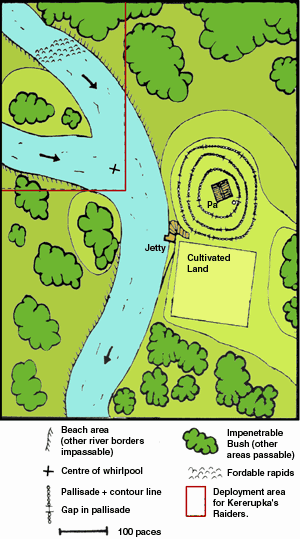  [Map of the battlefield] 